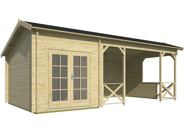 Blokhut - tuinhuis kukka 230x350x279cm - afbeelding 3 van  9