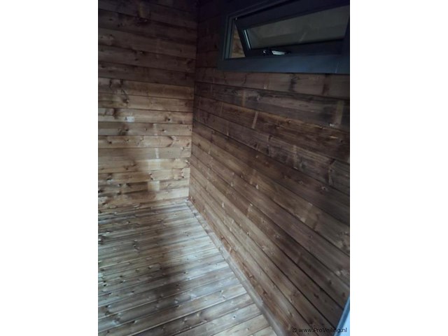 Blokhut (vuren) met veranda - 550x250cm - afbeelding 8 van  10