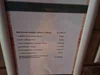 Blokhut (vuren) met veranda - 550x250cm - afbeelding 9 van  10