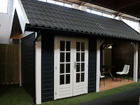 Blokhut (vuren) met veranda - 550x250cm - afbeelding 15 van  34
