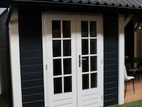 Blokhut (vuren) met veranda - 550x250cm - afbeelding 16 van  34