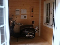 Blokhut (vuren) met veranda - 550x250cm - afbeelding 18 van  34