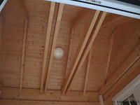 Blokhut (vuren) met veranda - 550x250cm - afbeelding 20 van  34