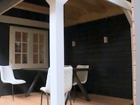 Blokhut (vuren) met veranda - 550x250cm - afbeelding 21 van  34