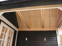 Blokhut (vuren) met veranda - 550x250cm - afbeelding 22 van  34