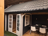 Blokhut (vuren) met veranda - 550x250cm - afbeelding 23 van  34
