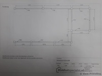 Blokhut/tuinhuis - 650x300cm - afbeelding 3 van  3