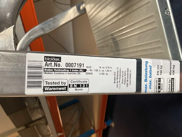 Blokker bordestrap - afbeelding 2 van  2