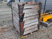 Blokpallet met palletranden - afbeelding 2 van  2