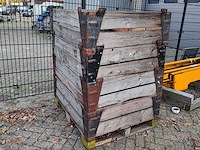 Blokpallet met palletranden - afbeelding 1 van  2