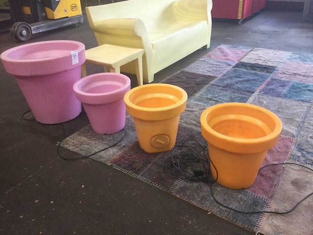 Bloom bloempotten met verlichting (4x) - afbeelding 1 van  3