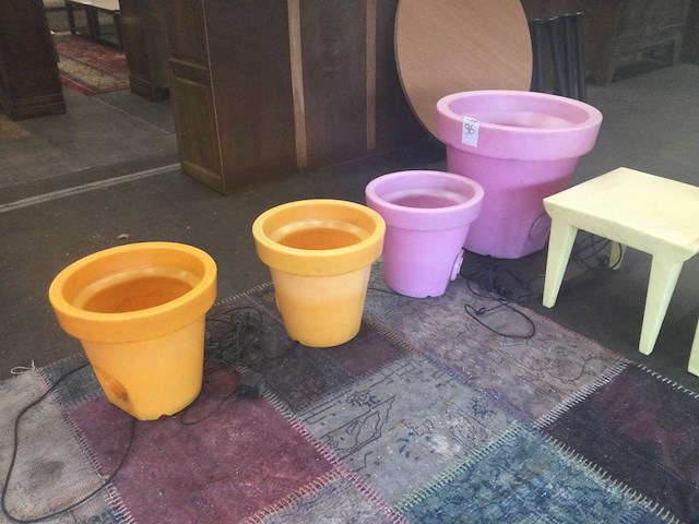 Bloom bloempotten met verlichting (4x) - afbeelding 2 van  3