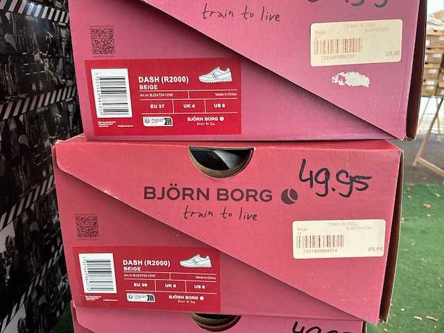 Blörn borg dash r2000 dames sneakers (7x) - afbeelding 4 van  5