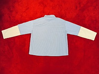 Blouse, bankzitters, ziggo dome world tour, blauw, gedragen door matthyas het lam | maat xl - afbeelding 2 van  2