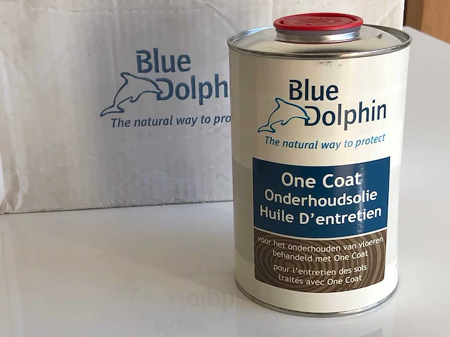 Blue dolphin one coat onderhoudsolie 6 x 1 liter - afbeelding 1 van  3