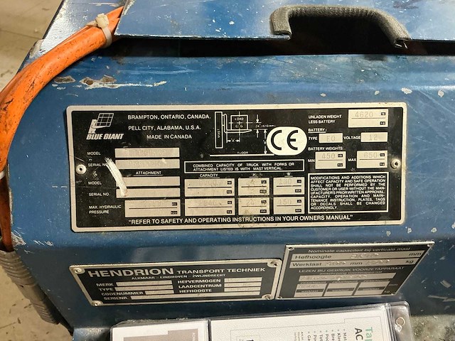 Blue giant - elektrische hoogstapelaar - afbeelding 8 van  9