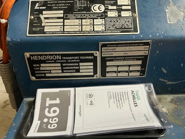 Blue giant - elektrische hoogstapelaar - afbeelding 9 van  9