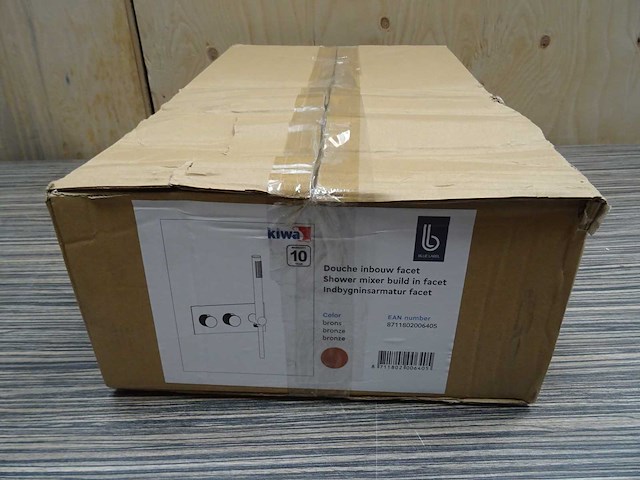 Blue label - - douche inbouw facet - afbeelding 2 van  2