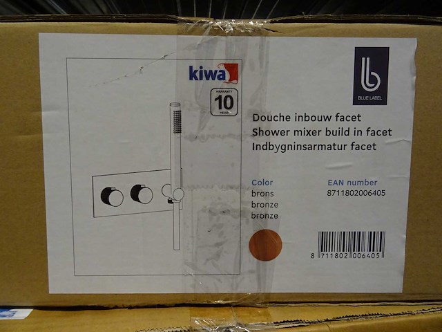 Blue label - - douchethermostaat - afbeelding 1 van  1