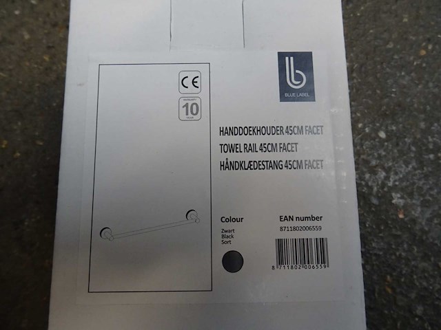Blue label - - handdoekhouder 45cm (4x) - afbeelding 1 van  1