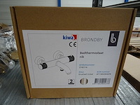 Blue label - brondby - 2745116 geborsteld nikkel - badthermostaatkraan - afbeelding 2 van  2