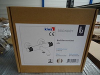 Blue label - brondby - 2745116 geborsteld nikkel - badthermostaatkraan - afbeelding 2 van  2