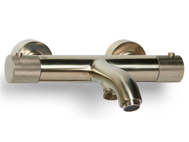 Blue label - brondby - 2745116 geborsteld nikkel - badthermostaatkraan - afbeelding 1 van  2