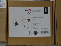 Blue label - brondby - 2745180 gun metal - badthermostaatkraan - afbeelding 2 van  2