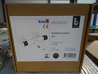 Blue label - brondby - 2745180 gun metal - badthermostaatkraan - afbeelding 2 van  2