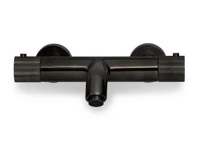 Blue label - brondby - 2745180 gun metal - badthermostaatkraan - afbeelding 1 van  2