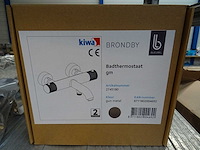 Blue label - brondby - 2745180 gun metal - badthermostaatkraan - afbeelding 2 van  2
