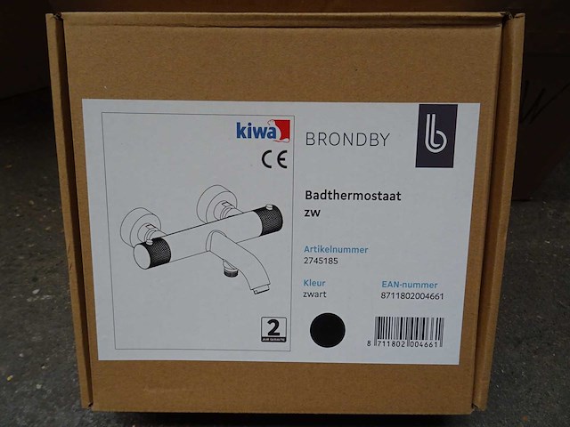 Blue label - brondby - 2745185 - badthermostaatkraan - afbeelding 2 van  2