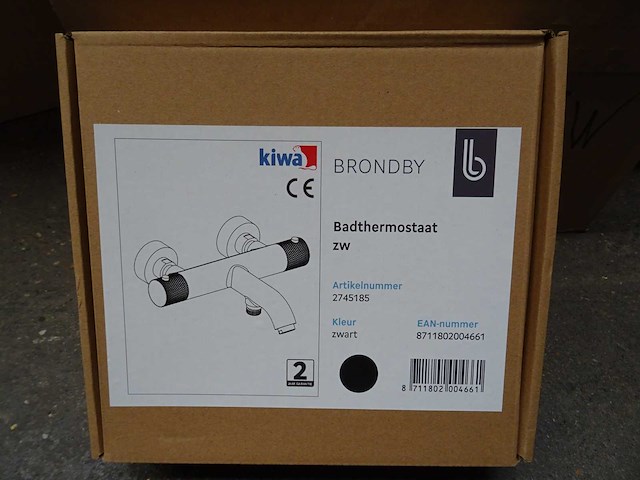 Blue label - brondby - 2745185 - badthermostaatkraan - afbeelding 2 van  2