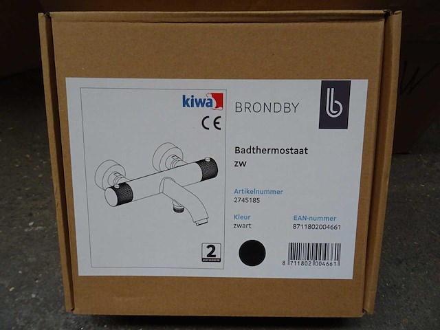 Blue label - brondby - 2745185 - badthermostaatkraan - afbeelding 2 van  2