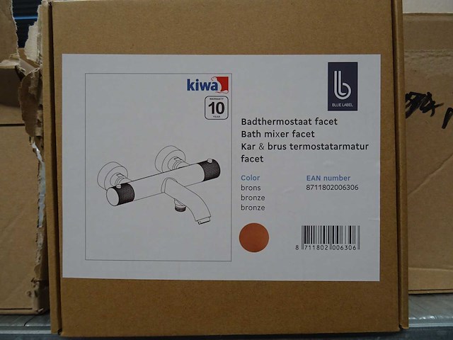 Blue label - brondby - 2745187 messing - badthermostaatkraan - afbeelding 2 van  2