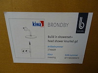 Blue label - brondby - 2746609 messing - douchesysteem - afbeelding 2 van  2