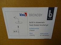 Blue label - brondby - 2746609 messing - douchesysteem - afbeelding 2 van  2