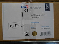 Blue label - brondby - 2746635 messing - douchethermostaat - afbeelding 2 van  2