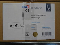 Blue label - brondby - 2746635 messing - douchethermostaat - afbeelding 2 van  2