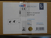 Blue label - brondby - 2746635 messing - douchethermostaat - afbeelding 2 van  2