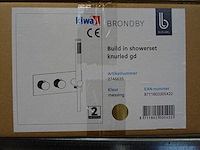 Blue label - brondby - 2746635 messing - douchethermostaat - afbeelding 2 van  2