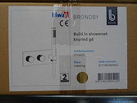 Blue label - brondby - 2746635 messing - douchethermostaat - afbeelding 2 van  2