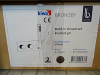 Blue label - brondby - 2746636 gun metal - douchethermostaat - afbeelding 2 van  2