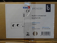 Blue label - brondby - 2746640 geborsteld nikkel - douchethermostaat - afbeelding 2 van  2