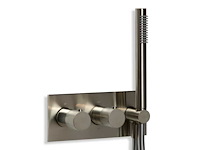 Blue label - brondby - 2746640 geborsteld nikkel - douchethermostaat - afbeelding 1 van  2