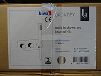 Blue label - brondby - 2746640 geborsteld nikkel - douchethermostaat - afbeelding 2 van  2