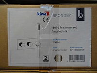 Blue label - brondby - 2746640 geborsteld nikkel - douchethermostaat - afbeelding 2 van  2