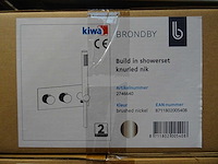 Blue label - brondby - 2746640 geborsteld nikkel - douchethermostaat - afbeelding 2 van  2