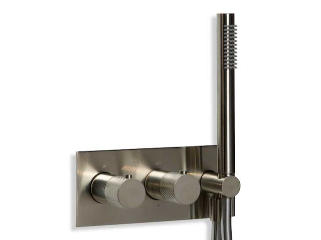 Blue label - brondby - 2746640 geborsteld nikkel - douchethermostaat - afbeelding 1 van  2