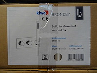 Blue label - brondby - 2746640 geborsteld nikkel - douchethermostaat - afbeelding 2 van  2